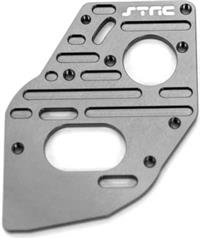 ST Racing SC10 4x4 Heatsink Finned Motor Plate, Gunmetal Aluminum