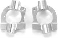 ST Racing SC10 4x4 Front Caster Blocks- HD , Silver Aluminum (2)