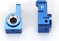 ST Racing SC10 4x4 Rear Hub Carriers-0 Degree, Blue Aluminum (2)