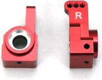 ST Racing SC10 4x4 Rear Hub Carriers-0 Degree, Red Aluminum (2)