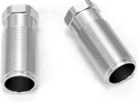 ST Racing SC10 4x4 Front Shock Bodies, Silver Aluminum (2)