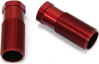 ST Racing SC10 4x4 Rear Shock Bodies, Red Aluminum (2)