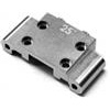 ST Racing B5/B5M Front Bulkhead-25 Degrees, Silver Aluminum