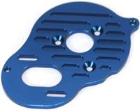 ST Racing B5/B5M Heatsink Finned Motor Plate, Blue Aluminum