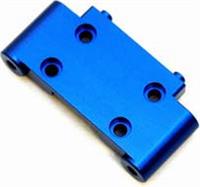 ST Racing SC10 Front Bulkhead, Blue Aluminum