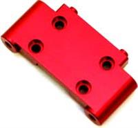 ST Racing SC10 Front Bulkhead, Red Aluminum