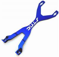ST Racing SC10 Battery Strap, Blue Aluminum