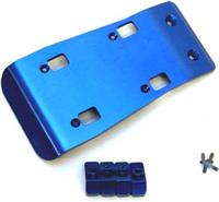 ST Racing SC10 Front Skid Plate, Blue Aluminum