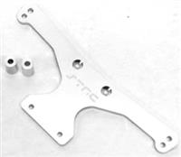 ST Racing SC10 Heavy Duty Rear Body Mount Plate, Silver Aluminum