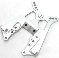 ST Racing SC10 Heavy Duty Front Shock Tower, Silver Aluminum
