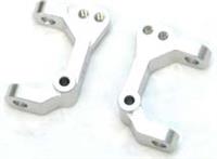 ST Racing Blitz Caster Blocks, Silver Aluminum (2)