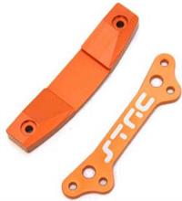 ST Racing Blitz Front And Rear Chassis Brace, Orange Aluminum