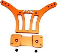 ST Racing Blitz Heavy Duty Rear Shock Tower, Orange Aluminum