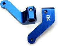 ST Racing XXX-SCT Front Steering Blocks, Blue Aluminum