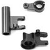 ST Racing Ten SCTE 2.0 Steering Rack Set, Gun Metal Gray Aluminum