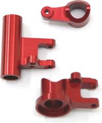 ST Racing Ten SCTE 2.0 Steering Rack Set, Red Aluminum