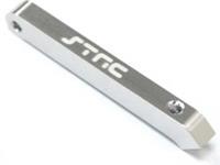 ST Racing Ten SCTE Rear Chassis Brace, Silver Aluminum
