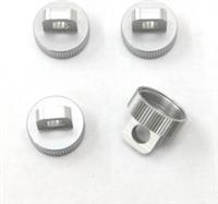 ST Racing Ten SCTE Shock Caps, Silver Aluminum (4)