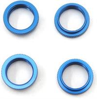 ST Racing Ten SCTE Shock Collars, Blue Aluminum (4)