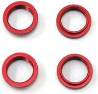 ST Racing Ten SCTE Shock Collars, Red Aluminum (4)