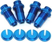 ST Racing CR01 Land Cruiser Threaded Shock Kit (4), Blue Aluminum