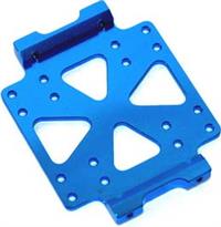 ST Racing CR01 Land Cruiser Center Skid Plate, Blue Aluminum