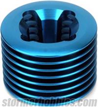 Sportwerks Chaos .05 Cnc Heatsink Head, Anodized Blue Aluminum