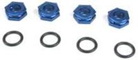 Sportwerks Mayhem St Blue Aluminum Hex Wheel Adapters