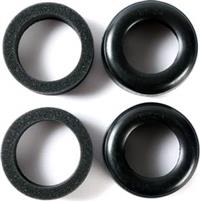 Tamiya F104 Front Soft F1 Tires With Foam Inserts (2) Tcs