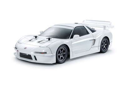 Tamiya 1998 Honda NSX TT-02 4wd car Kit, white painted body