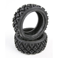 Tamiya Rally Block Tires for 26mm Rims (2)