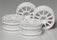 Tamiya Suzuki SwiFT Super 1600 Wheel Set, White (4)