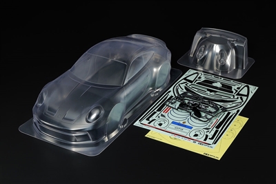 Tamiya Porsche 911 GT3 (992) Body Set For TT-02 Chassis, Clear