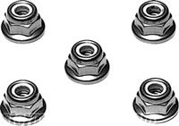 Tamiya 4mm Wheel Nuts Blue (5)