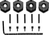 Tamiya Clamping 12mm Touring Hex Hub Set, 4mm Wide