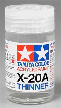 Tamiya Acrylic X20a Thinner, 1.5 Oz