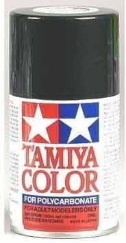 Tamiya PS-5 Black Lexan Spray Paint, 3 Oz. Can