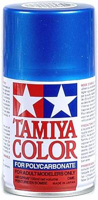 Tamiya PS-16 Metallic Blue Lexan Spray Paint, 3 Oz. Can