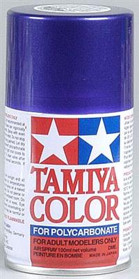 Tamiya PS-18 Metallic Purple Lexan Spray Paint, 3 Oz. Can