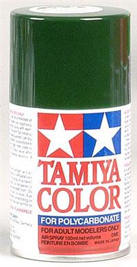 Tamiya PS-22 Racing Green Lexan Spray Paint, 3 Oz. Can