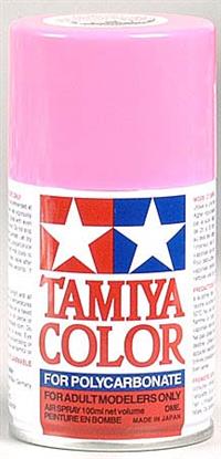 Tamiya PS-29 Fluorescent Pink Lexan Spray Paint, 3 Oz. Can