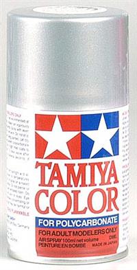 Tamiya PS-41 Bright Silver Lexan Spray Paint, 3 Oz. Can