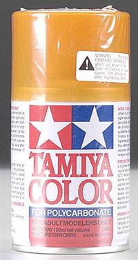 Tamiya PS-43 Translucent Orange Lexan Spray Paint, 3 Oz. Can