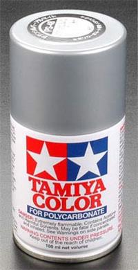 Tamiya PS-48 Metalic Silver Lexan Spray Paint, 3 Oz. Can