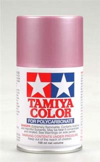 Tamiya PS-50 Sparkling Pink Anodized Lexan Spray Paint, 3 Oz. Can