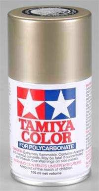 Tamiya PS-52 Champagne Gold Anodized Lexan Spray Paint, 3 Oz. Can