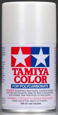 Tamiya PS-57 Pearl White Lexan Spray Paint, 3 Oz. Can