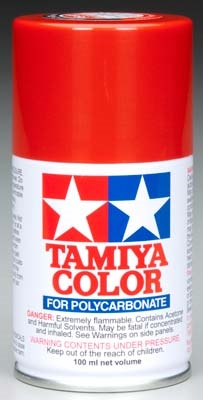 Tamiya PS-60 Mica Red Lexan Spray Paint, 3 Oz. Can