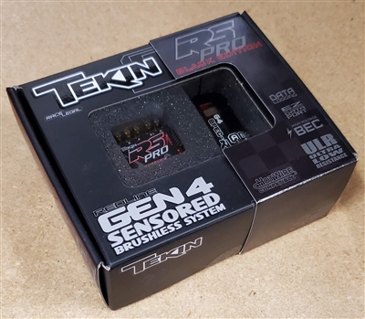 Tekin RS Pro Black Ed. ESC with Gen4 SpecR Brushless Motor, 21.5T