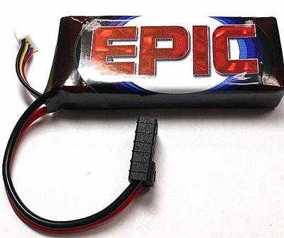 Team Epic 1/16 E-Revo And 1/16 Slash 11.1v Lipo Pack, 1600mAh